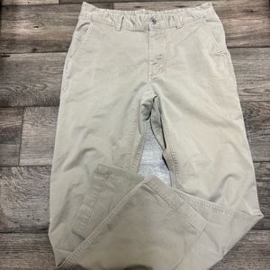 North Face Pants Men Tan Brown Khaki Outdoors Hiking Hiker Pockets 31 Tall